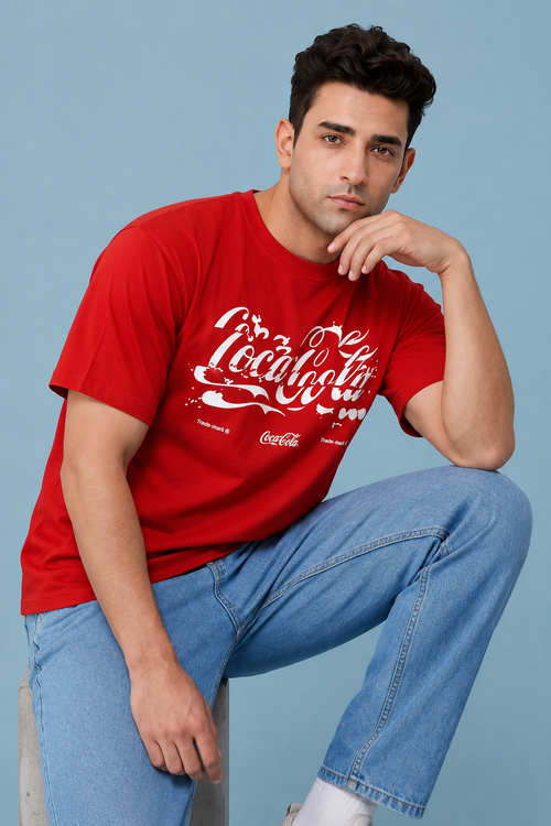 CLASSIC COCACOLA T-SHIRT - RED