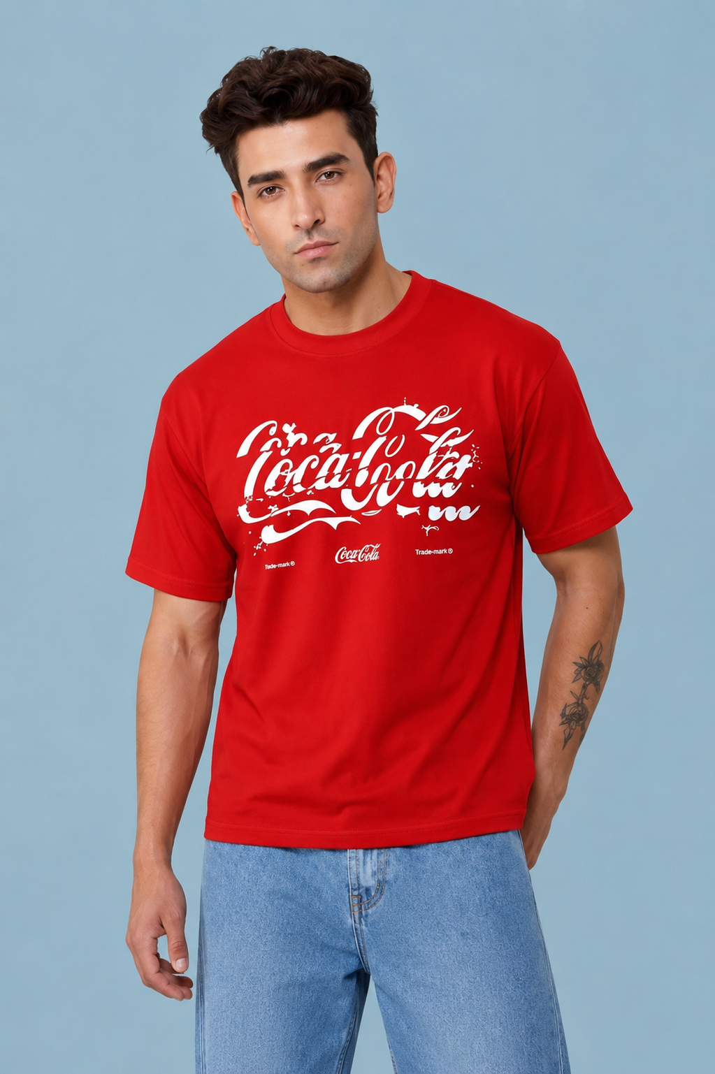 CLASSIC COCACOLA T-SHIRT - RED