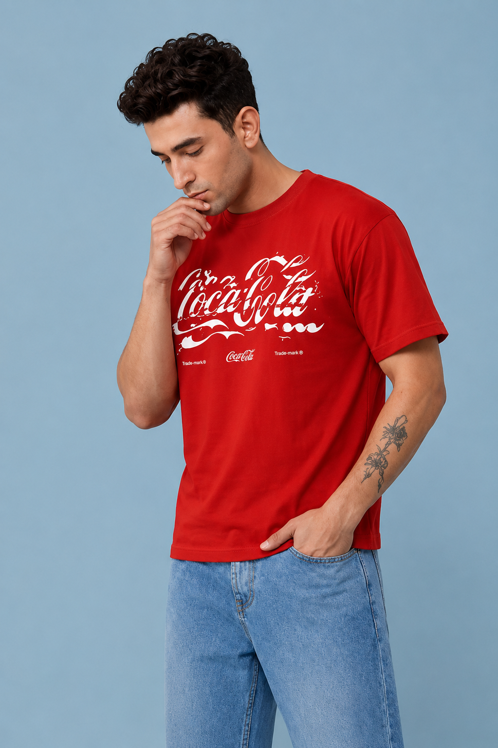 CLASSIC COCACOLA T-SHIRT - RED