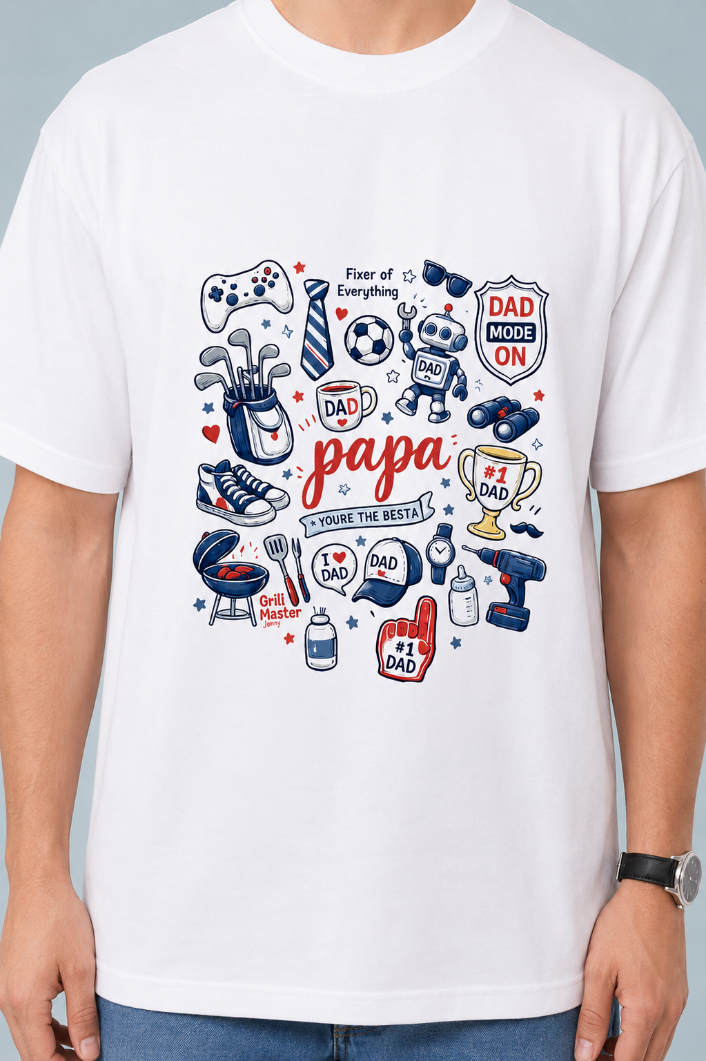 DAD MODE ON T-SHIRT