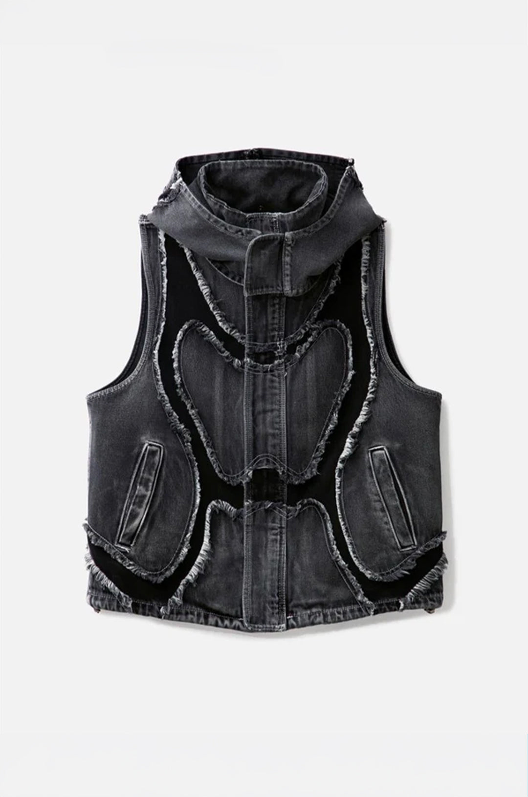 Shadowgrid Vest Denim Jacket