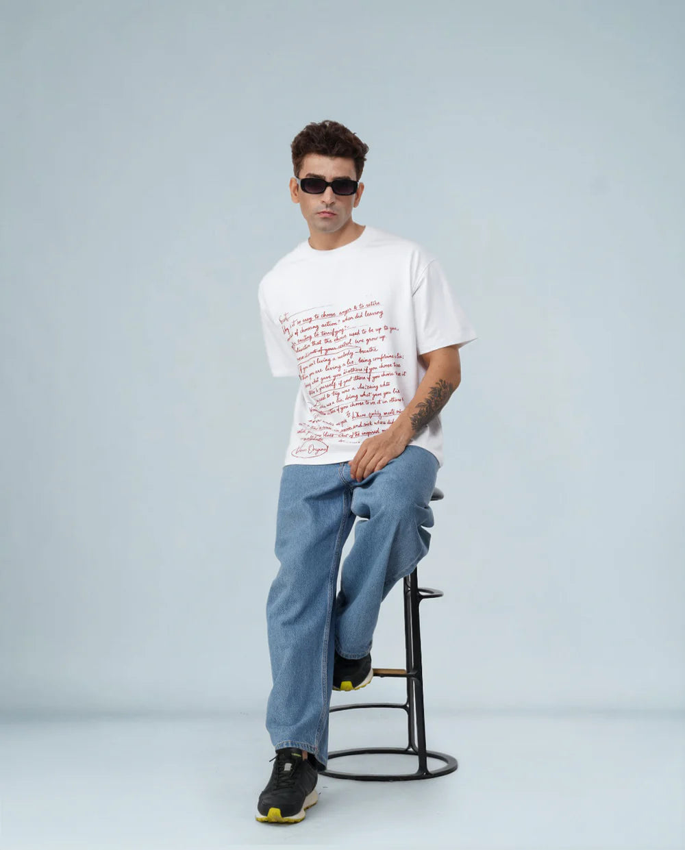 SCRIPTED CHAOS OVERSIZED TEE